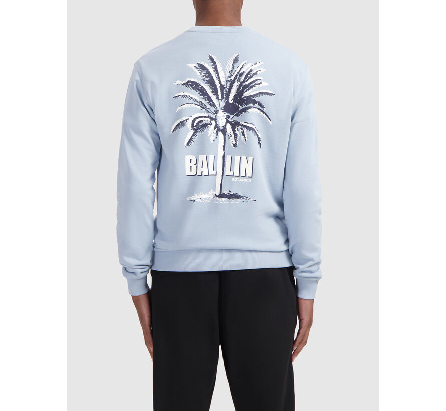 Dual-tone Palm Sweater Blue Grey (25019342 - 93)