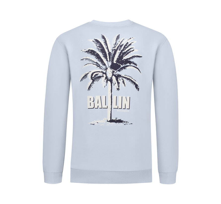 Dual-tone Palm Sweater Blue Grey (25019342 - 93)
