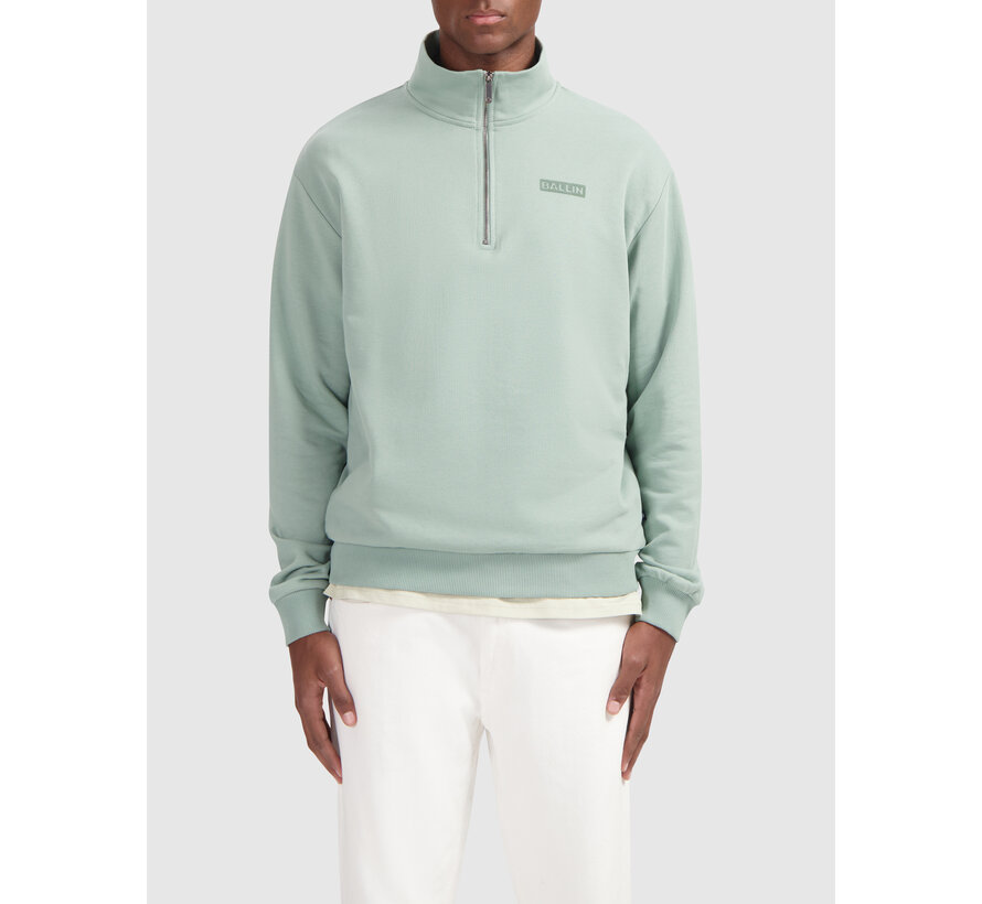 Box Logo Half-zip Sweater Green (25019344 - 17)
