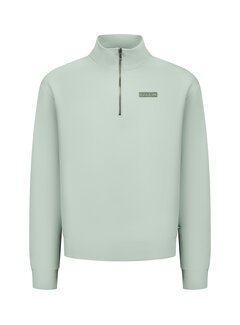 BALLIN' Box Logo Half-zip Sweater Green (25019344 - 17)