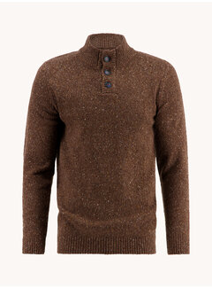 A Fish Named Fred Jumper knitted Chocolate Brown (32.504.200)