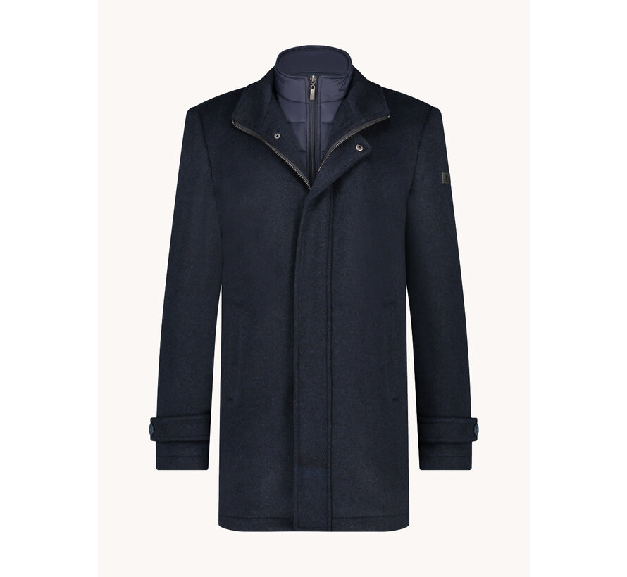 Funnel neck coat Navy (32.165.604)