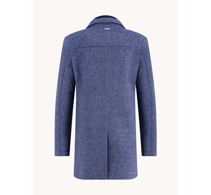 Funnel neck coat Classic blue (32.165.600)