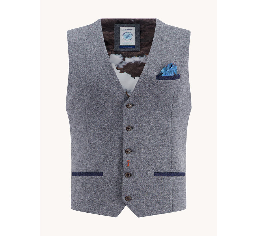 Waistcoat pique Grey (32.134.704)