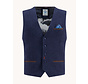 Waistcoat pique Navy (32.134.604)