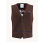 Waistcoat pique Chocolate Brown (32.134.200)