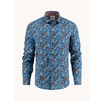 A Fish Named Fred Shirt watercolor highland Jeans Blue (32.019.608)