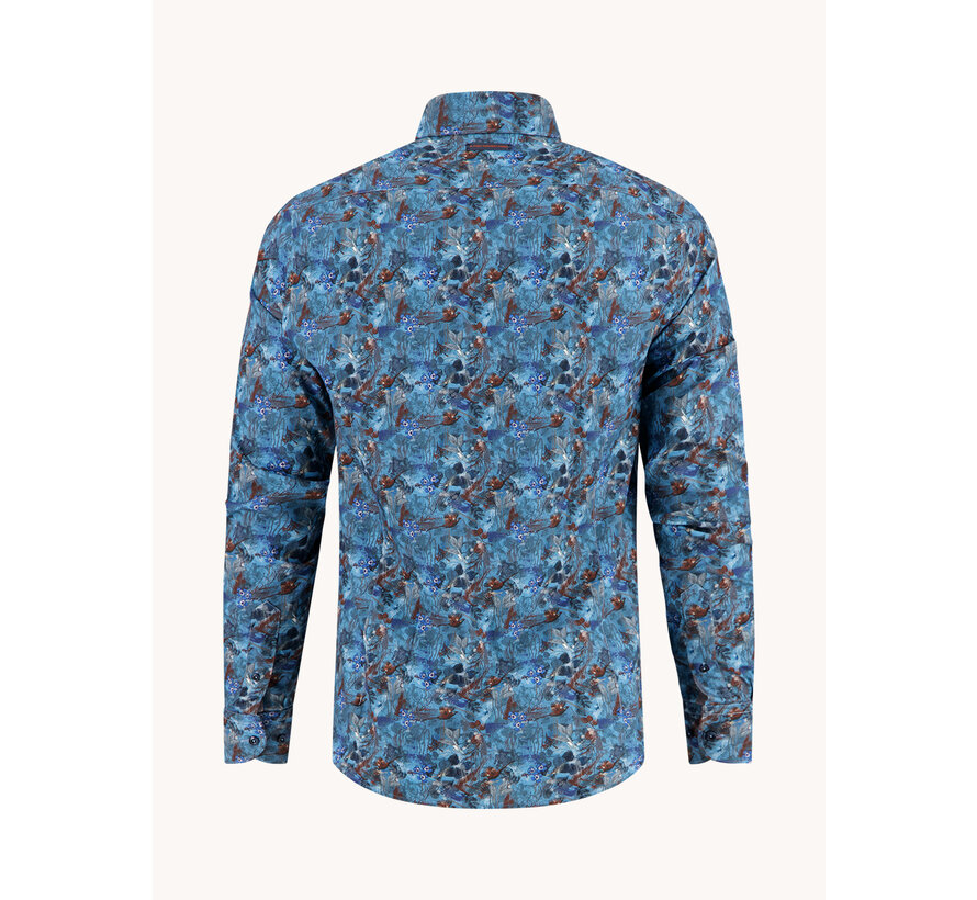 Shirt watercolor highland Jeans Blue (32.019.608)