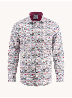 A Fish Named Fred Shirt liquor text Off-White (32.009.101)
