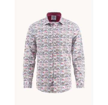 A Fish Named Fred Shirt liquor text Off-White (32.009.101)