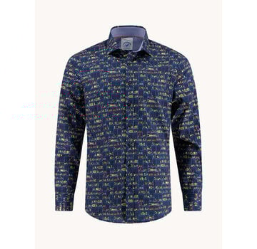 A Fish Named Fred Shirt liquor store Navy (32.006.604)