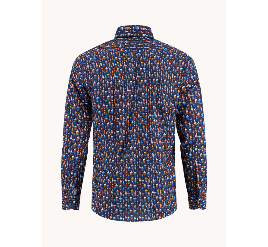 Shirt bottle row Navy (32.001.604)
