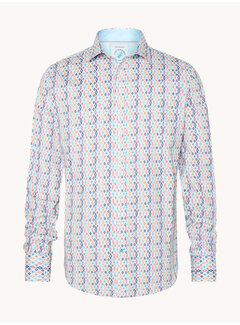 A Fish Named Fred Overhemd Shirt Ikat Multicolor (31.004.073)
