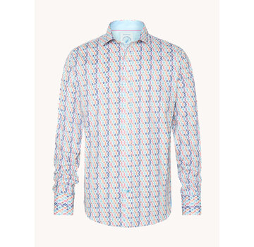 A Fish Named Fred Overhemd Shirt Ikat Multicolor (31.004.073)