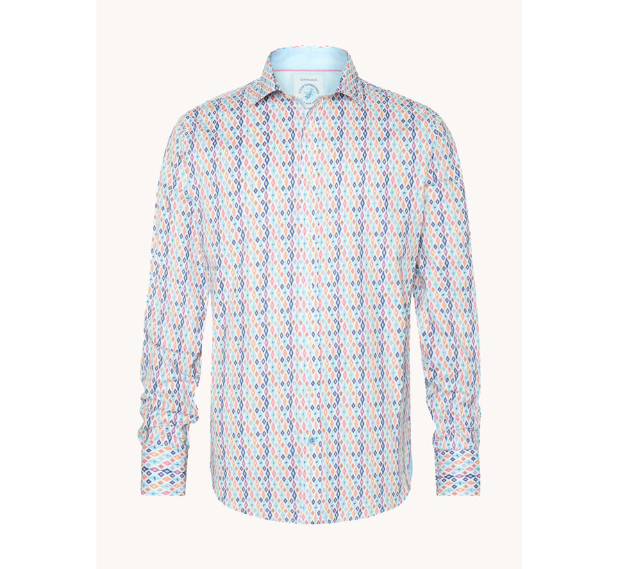 Overhemd Shirt Ikat Multicolor (31.004.073)