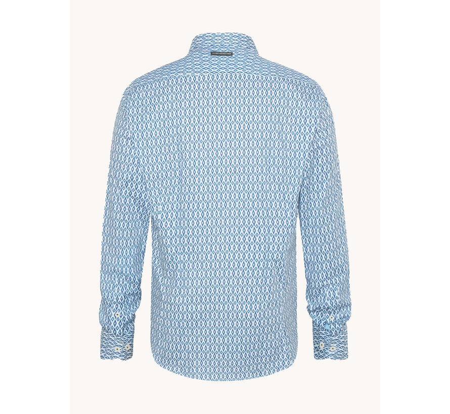 Overhemd Shirt Ikat Cobalt (31.004.607)