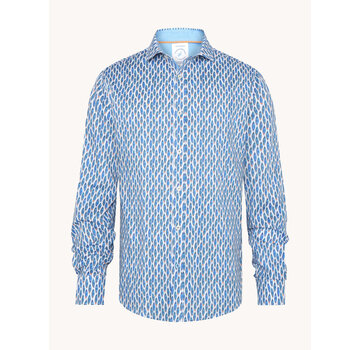 A Fish Named Fred Overhemd Boat Cobalt (31.017.607)