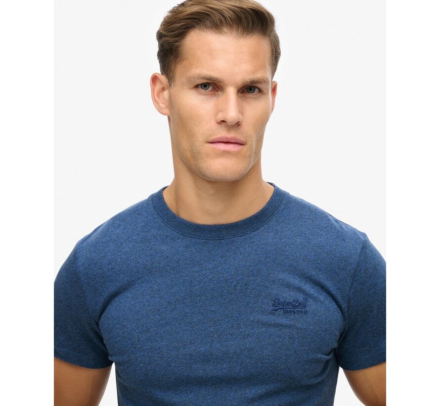 ESSENTIAL LOGO EMB TEE Bright Blue Marl (M1011245A - 5XV)