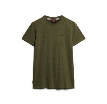 Superdry ESSENTIAL LOGO EMB TEE Olive Fleck Marl (M1011245A - 1BG)