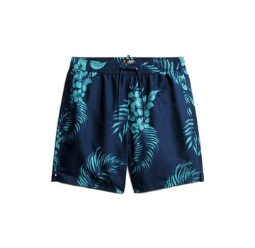 Superdry HAWAIIAN PRINT 17 SWIM SHORT Palm Print Navy (M3010232A - 2BX)
