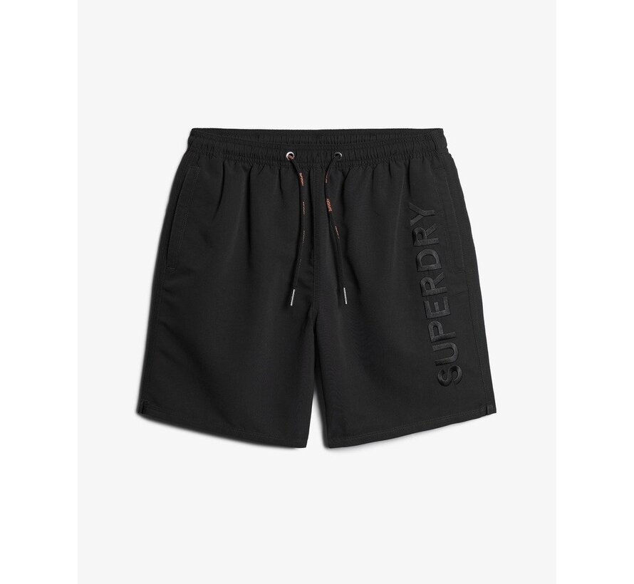 PREMIUM EMB 17 INCH SWIM SHORT Black (M3010227A - 02A)