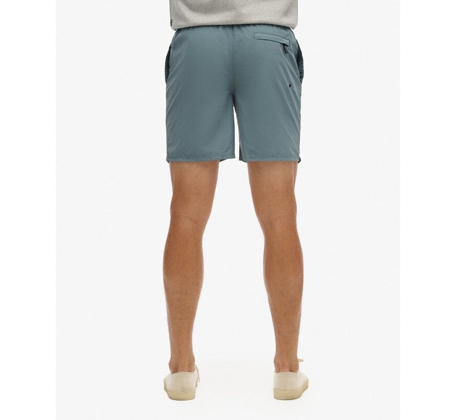 PREMIUM EMB 17 INCH SWIM SHORT STORMY WEATHER GREY (M3010227A - 2CE)