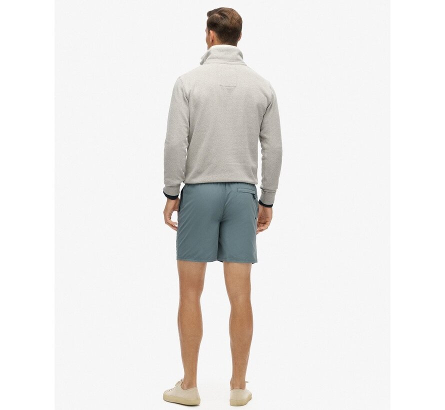 PREMIUM EMB 17 INCH SWIM SHORT STORMY WEATHER GREY (M3010227A - 2CE)