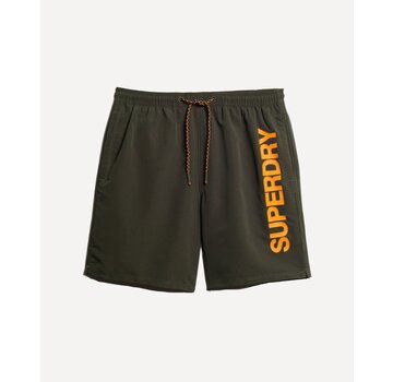 Superdry SPORT GRAPHIC 17 SWIM SHORT Army Khaki (M3010236A - ZC3)