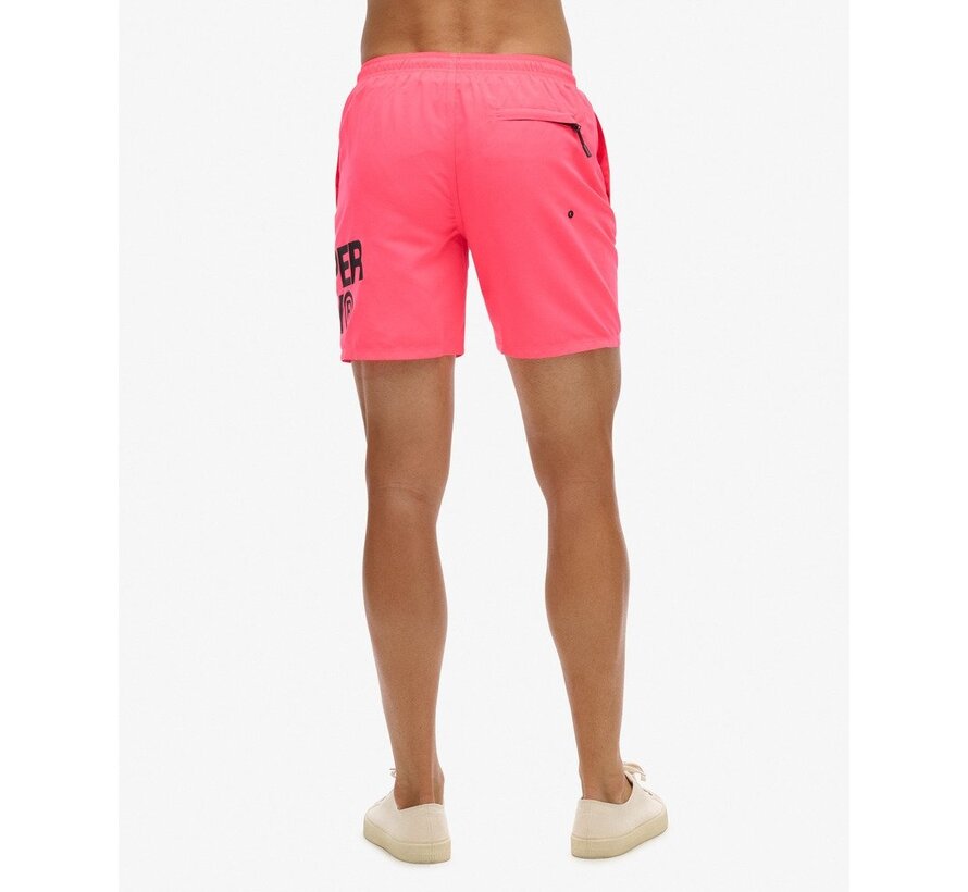 SPORTSWEAR LOGO 17 SWIMSHORT Shocking Pink (M3010228A - MBC)