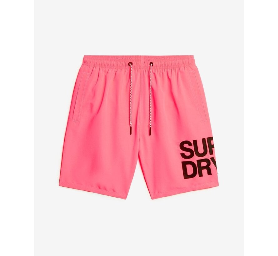 SPORTSWEAR LOGO 17 SWIMSHORT Shocking Pink (M3010228A - MBC)
