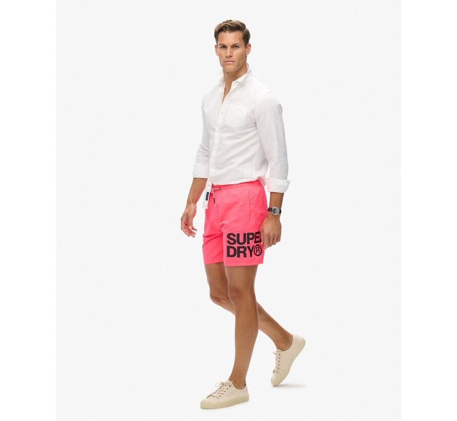 SPORTSWEAR LOGO 17 SWIMSHORT Shocking Pink (M3010228A - MBC)