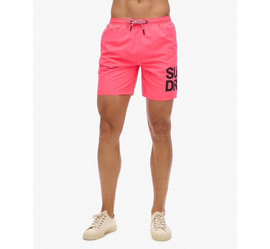 SPORTSWEAR LOGO 17 SWIMSHORT Shocking Pink (M3010228A - MBC)