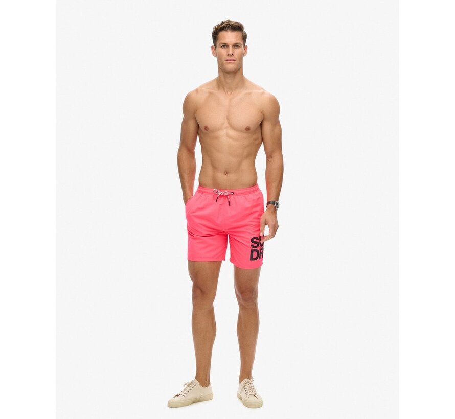 SPORTSWEAR LOGO 17 SWIMSHORT Shocking Pink (M3010228A - MBC)