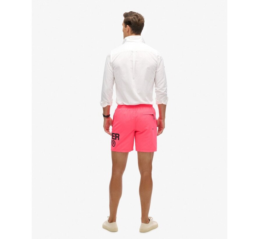 SPORTSWEAR LOGO 17 SWIMSHORT Shocking Pink (M3010228A - MBC)