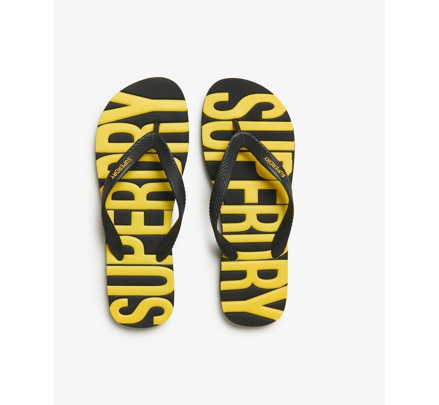 VINTAGE VEGAN FLIP FLOP Black (MF310237A - 02A)