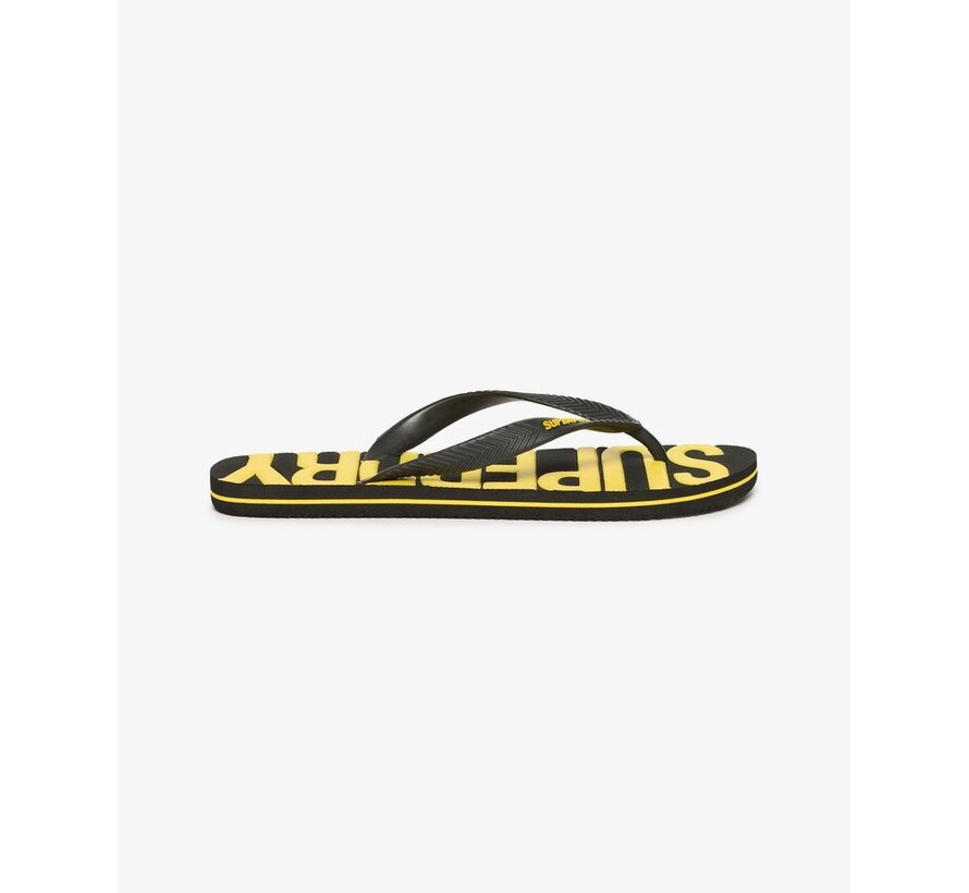VINTAGE VEGAN FLIP FLOP Black (MF310237A - 02A)