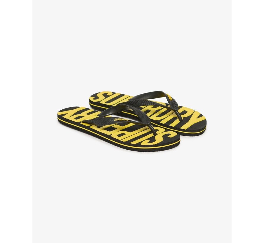 VINTAGE VEGAN FLIP FLOP Black (MF310237A - 02A)