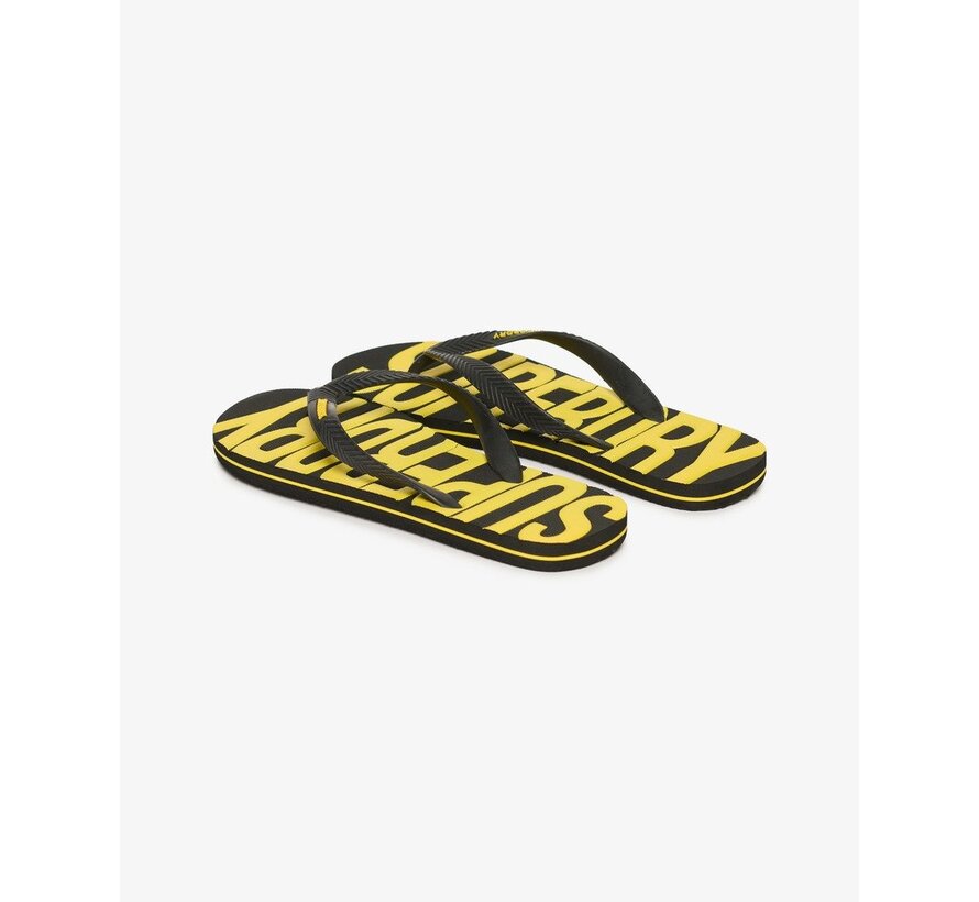 VINTAGE VEGAN FLIP FLOP Black (MF310237A - 02A)