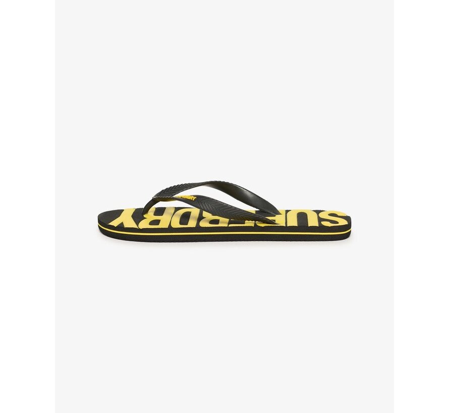 VINTAGE VEGAN FLIP FLOP Black (MF310237A - 02A)