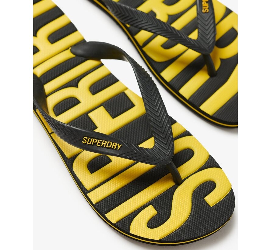 VINTAGE VEGAN FLIP FLOP Black (MF310237A - 02A)