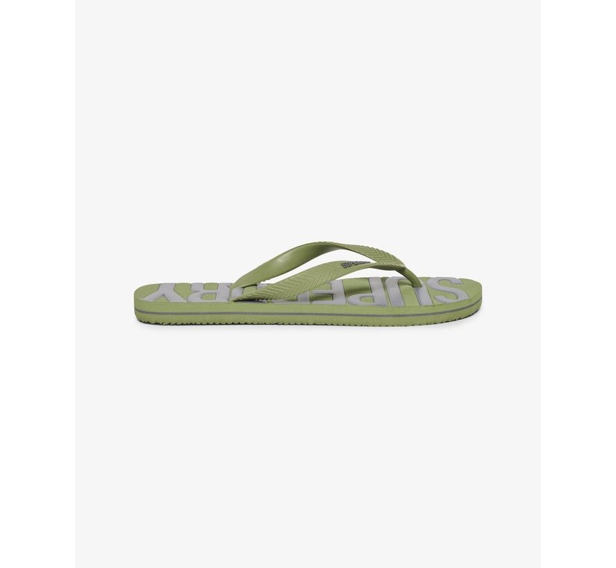 VINTAGE VEGAN FLIP FLOP Olive Khaki (MF310237A - ZTV)