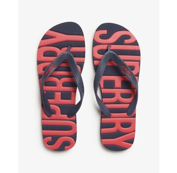 Superdry VINTAGE VEGAN FLIP FLOP Rich Navy (MF310237A - ADQ)