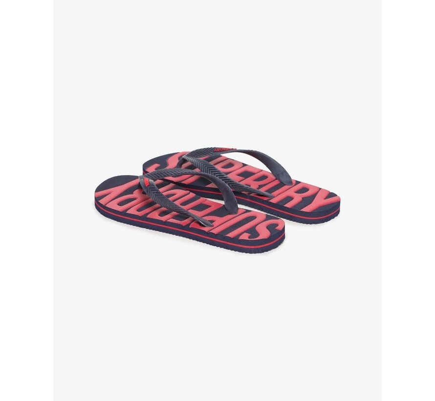 VINTAGE VEGAN FLIP FLOP Rich Navy (MF310237A - ADQ)