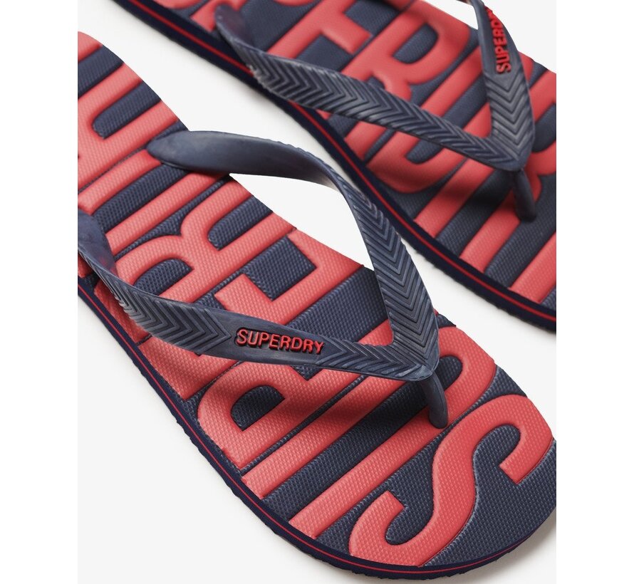 VINTAGE VEGAN FLIP FLOP Rich Navy (MF310237A - ADQ)
