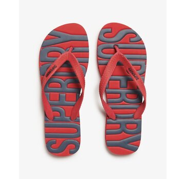 Superdry VINTAGE VEGAN FLIP FLOP Varsity Red (MF310237A - RXG)