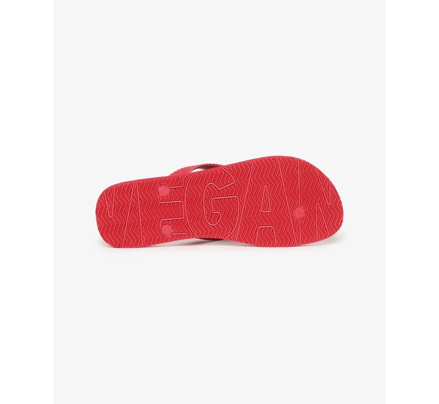 VINTAGE VEGAN FLIP FLOP Varsity Red (MF310237A - RXG)