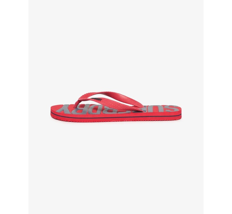 VINTAGE VEGAN FLIP FLOP Varsity Red (MF310237A - RXG)