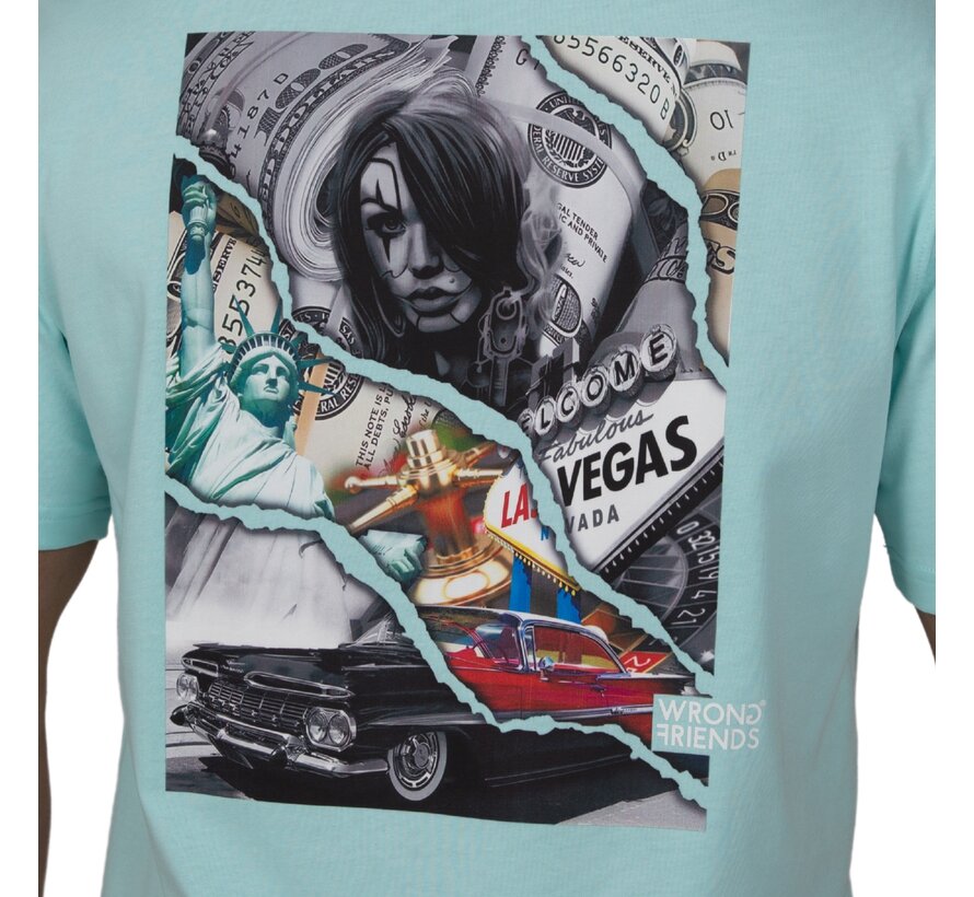 SPRING VALLEY T-SHIRT LIGHT BLUE (WF1089 - LIGHT BLUE)