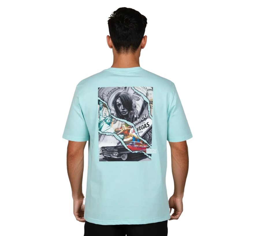 SPRING VALLEY T-SHIRT LIGHT BLUE (WF1089 - LIGHT BLUE)