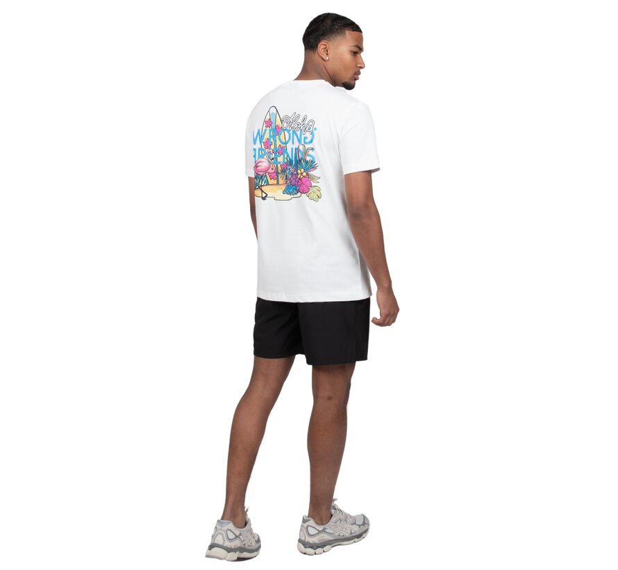 Wrong Friends ALOHA T-SHIRT COCONUT WHITE (WF1073 - COCONUT WHITE)